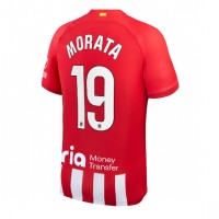 Atletico Madrid Alvaro Morata #19 Fotballklær Hjemmedrakt 2023-24 Kortermet